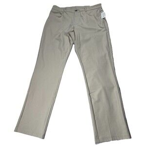 Old Navy Tech Hybrid Pants Mens 34x31 Slim Go-Dry 4-Way Stretch Wrinkle-Free